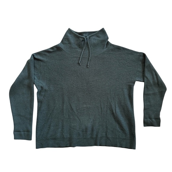 Pendleton Sweaters - Pendleton Women’s Forest Green 100% Cashmere Knit Sweater with Cowl Neck